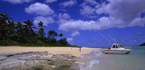 A Fiji beach at Taveuni Island