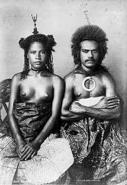 A fiji native couple 1869