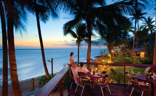 Dining at The Outrigger Lagoon Fiji