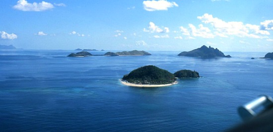 The Mamanucas in the Fiji islands.