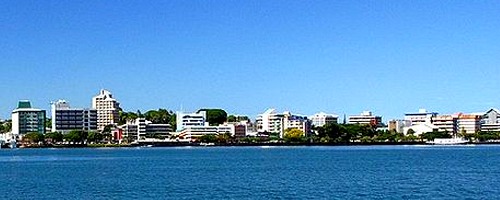 the harbour in Suva, Fiji