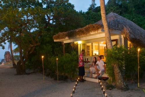 champayne delivered to your bure, Castaway Island, Fiji