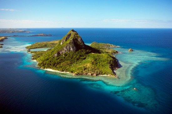 The Blue Lagoon Caves in the Yasawa Islands