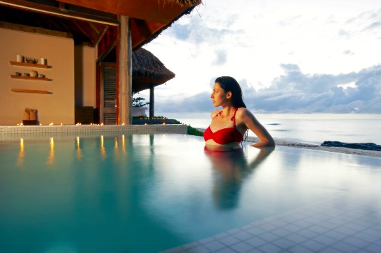 Yasawa Island Resort & Spa's plunge at it's beachside Spa