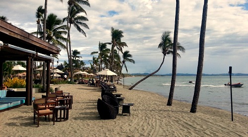 One of many beachside Fiji resorts