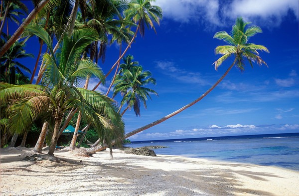 Private beach at Namale Resort & Spa