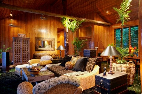 Bure interior at Namale Fiji Resort