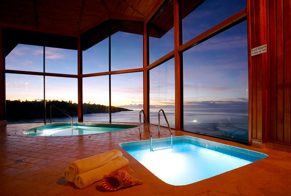 The cliff top spa at Namale Resort & Spa Fiji