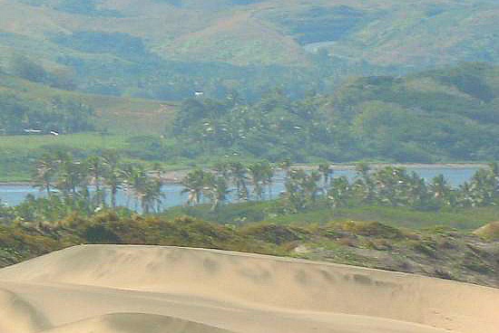 sigatoka sand dunes in Fiji