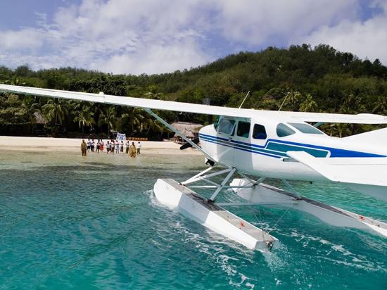 Arriving at Fiji Turtle Island